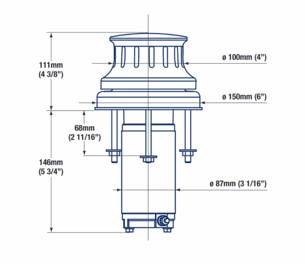 Maxwell AnchorMax Vertical Capstan – For Boats up to 10m - Image 3